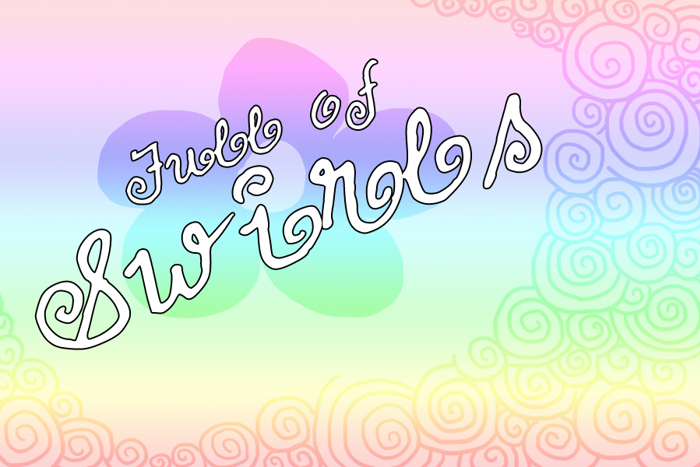 FullofSwirls Font poster