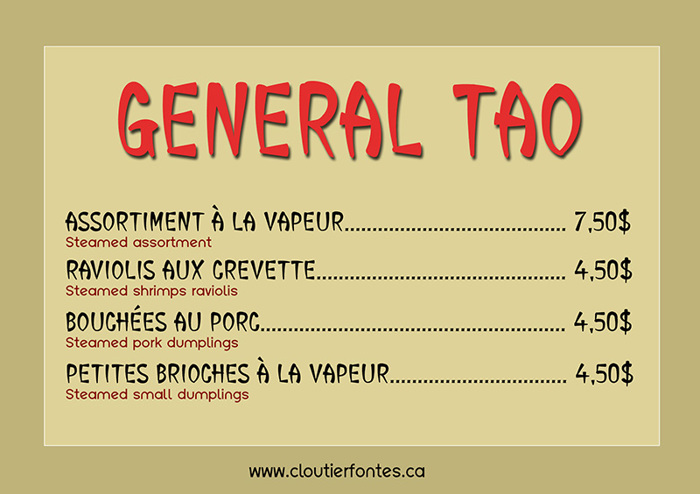 CF General Tao Font