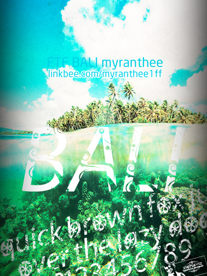 FTF Bali Myranthee Font