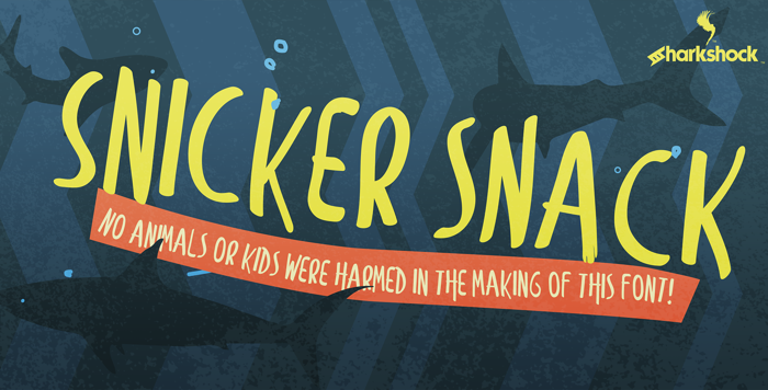 Snicker Snack Font poster
