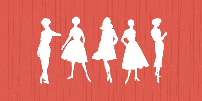 Sewing Patterns Font poster