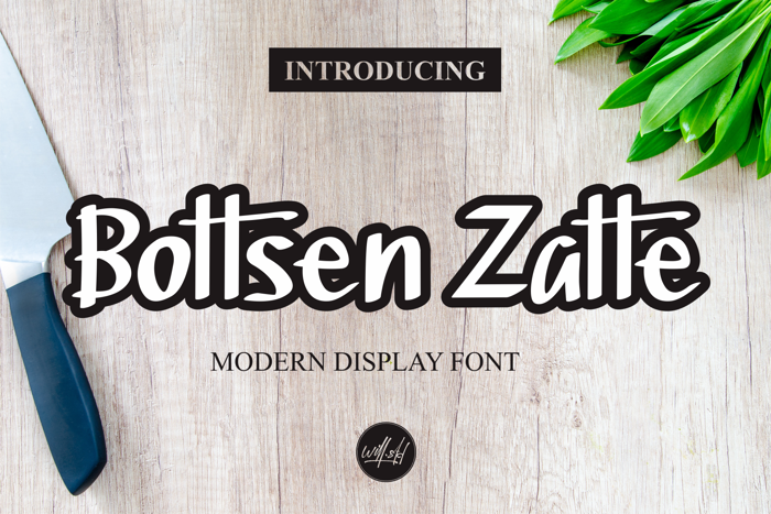Bottsen Zatte Font