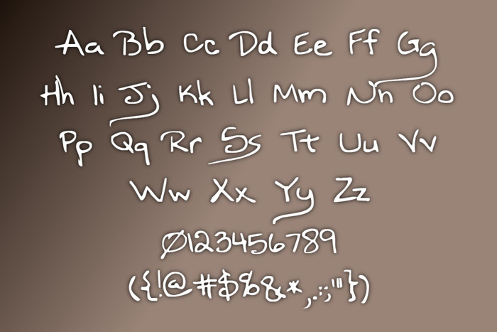 Nineteen Font poster
