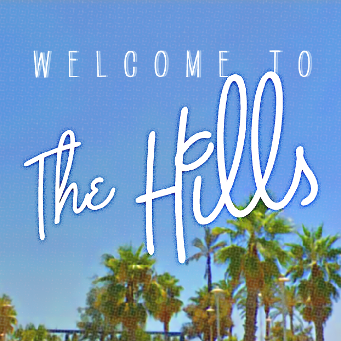The Hills Font poster