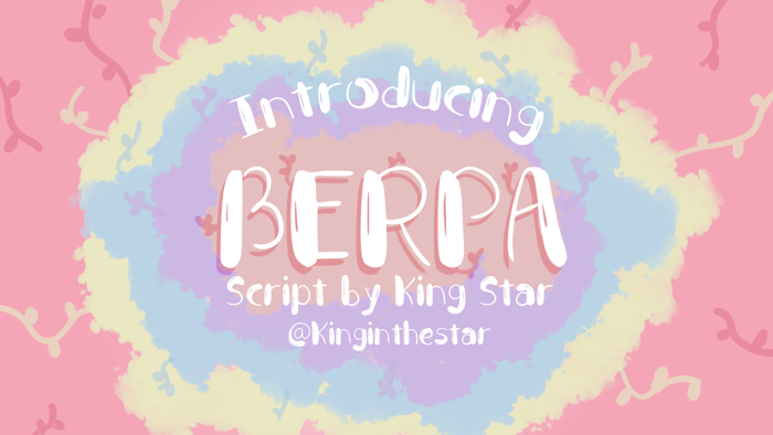 Berpa Font poster