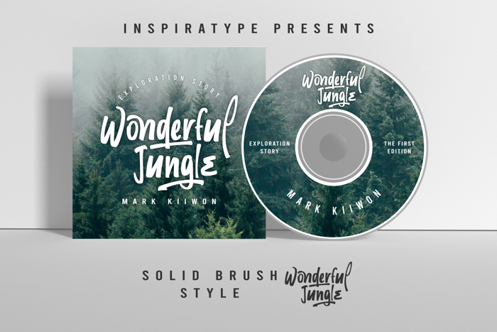 Wonderful Jungle Font poster