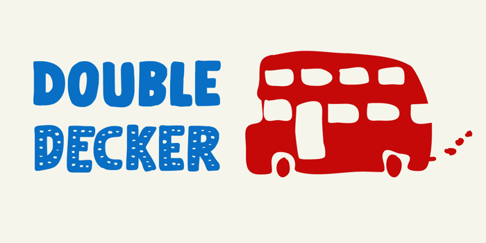 Doubledecker (Demo) Font poster