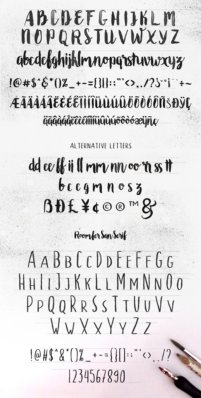 Roomfer Font poster