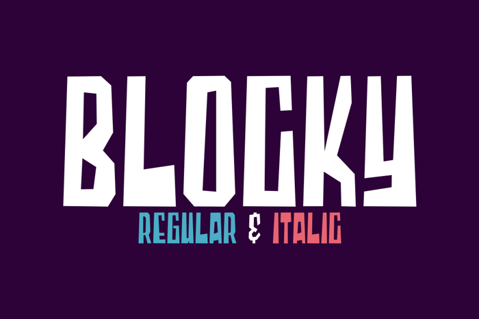Blocky Font