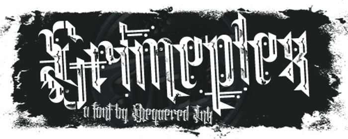 Grimeplex Font poster