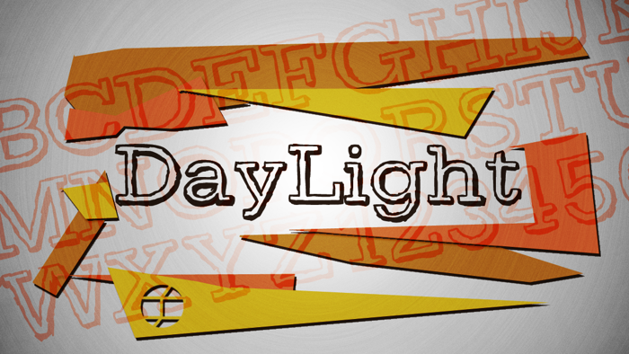 DayLight Font poster