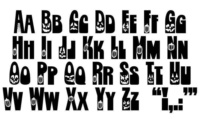 Jackie O'Lantern Font poster