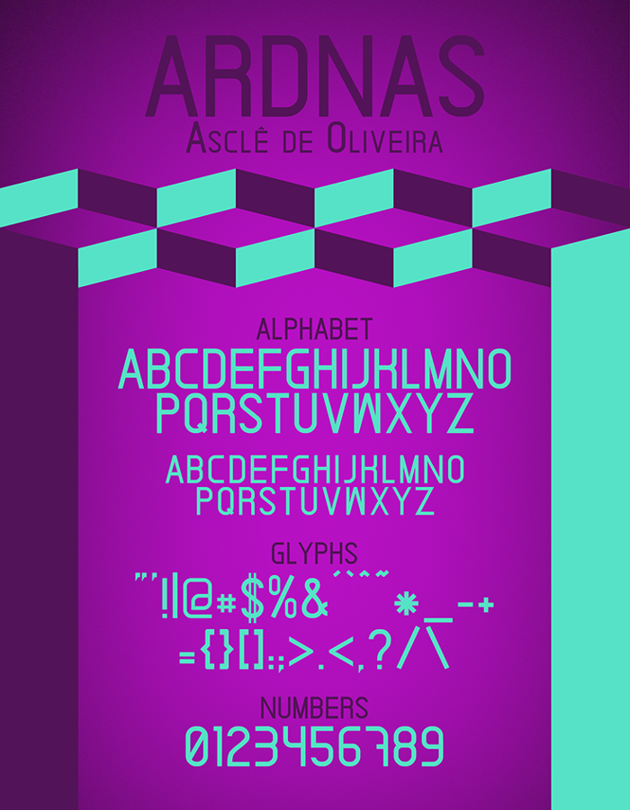 Ardnas Font poster