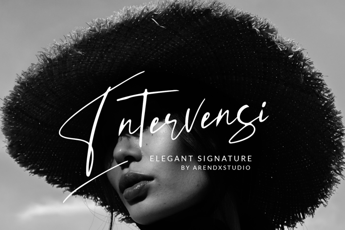 Intervensi Font poster
