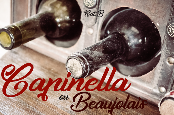 Capinella ou Beaujolais Font poster
