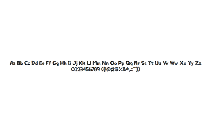 MozGothic Font poster