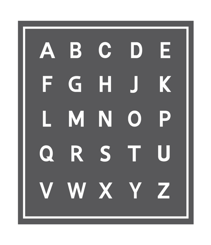 Vertexio Font poster