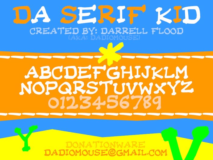 Da Serif Kid poster