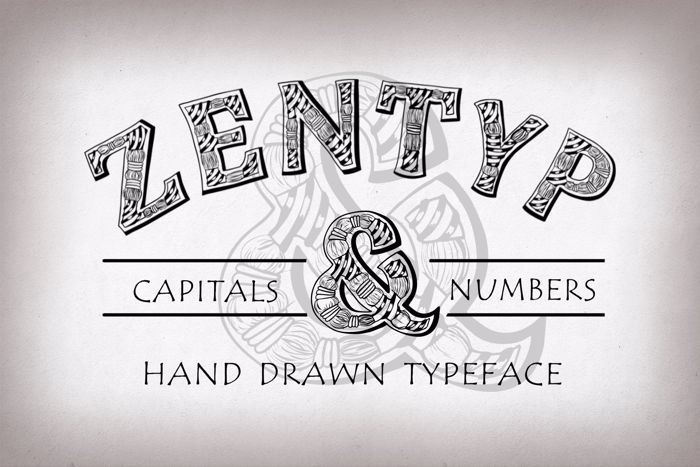 Zentyp Demo Font poster