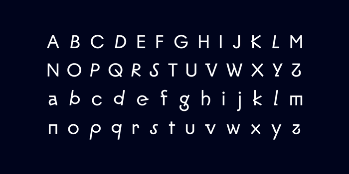 Pioneer 10 Font poster