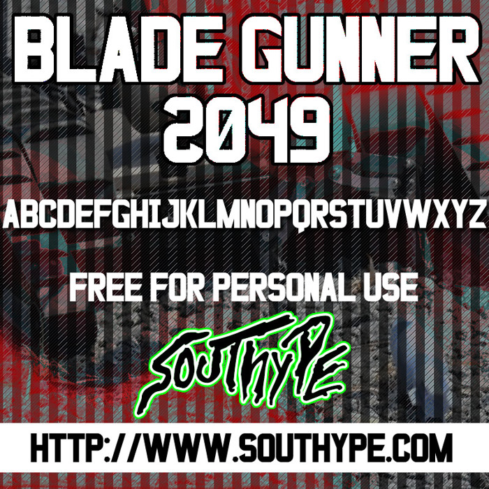 Blade Gunner 2049 St Font poster