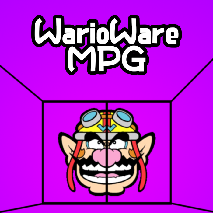 WarioWare MPG Font poster