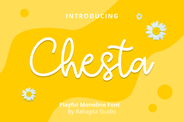 Chesta Font poster