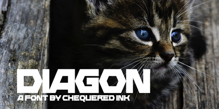 Diagon Font poster