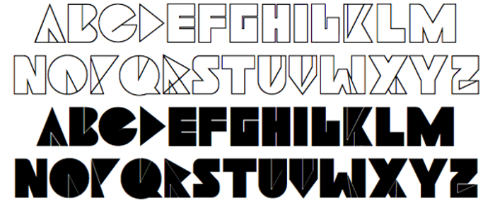 Navia Type Font poster