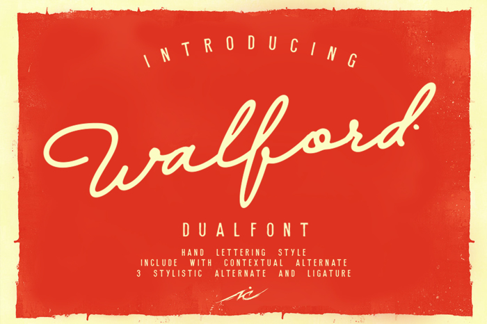 Walfords Font