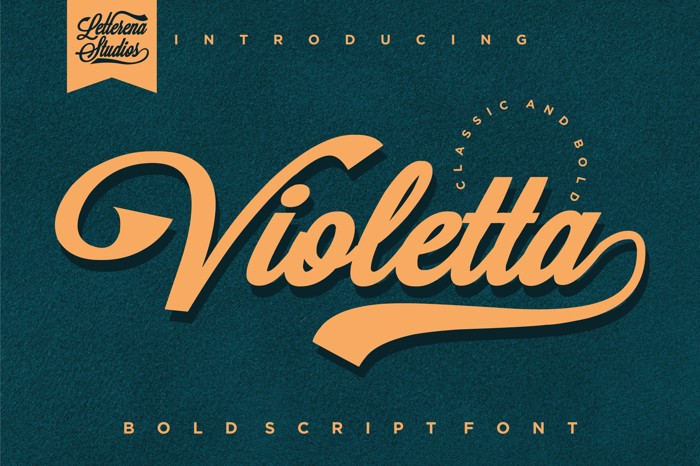 Violetta Font poster
