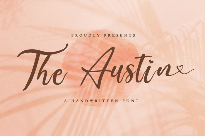 The Austin Font poster