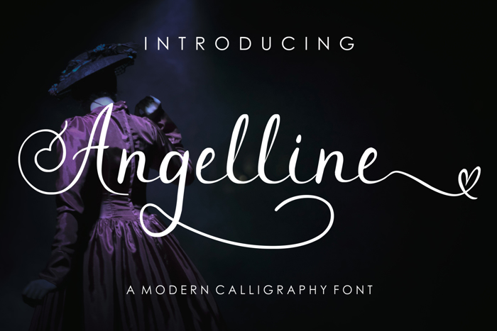 Angelline Font poster
