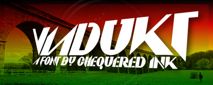 Viadukt Font poster