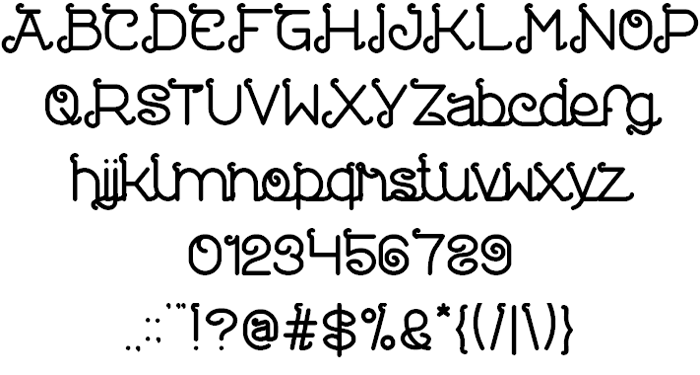 Painter pointer Font poster
