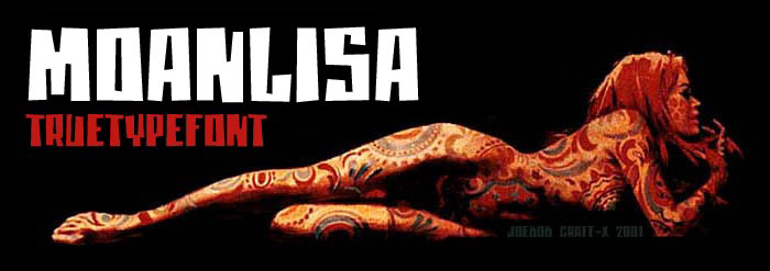 moanLisa Font poster