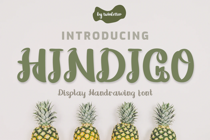 Hindigo Font poster