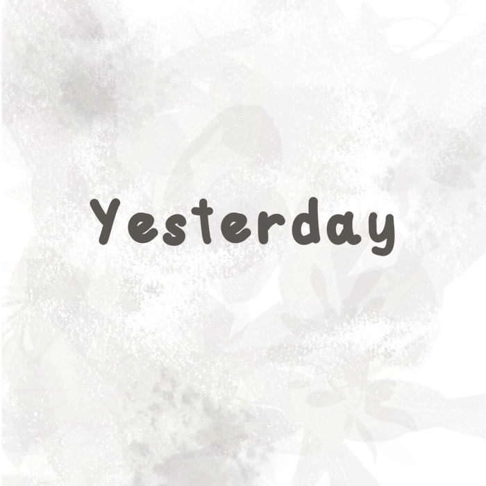 yesterday Font poster
