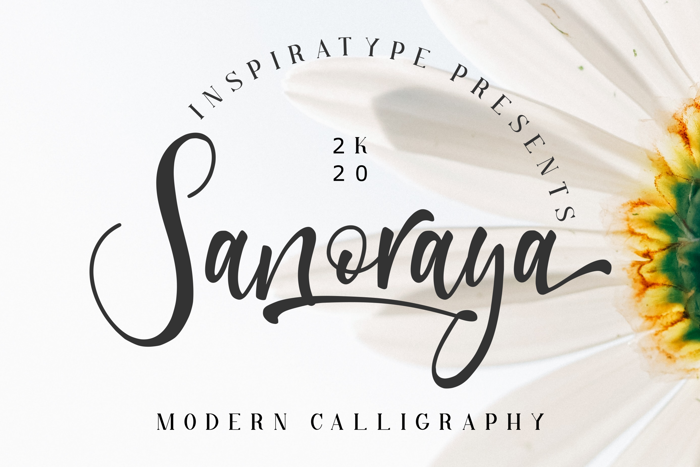 Sanoraya Font poster