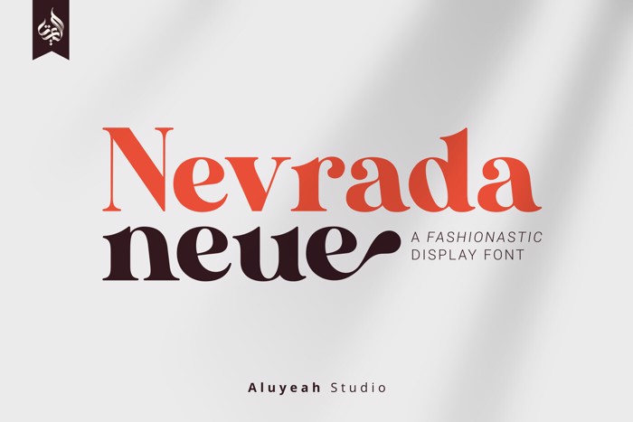 Nevrada Neue Font poster