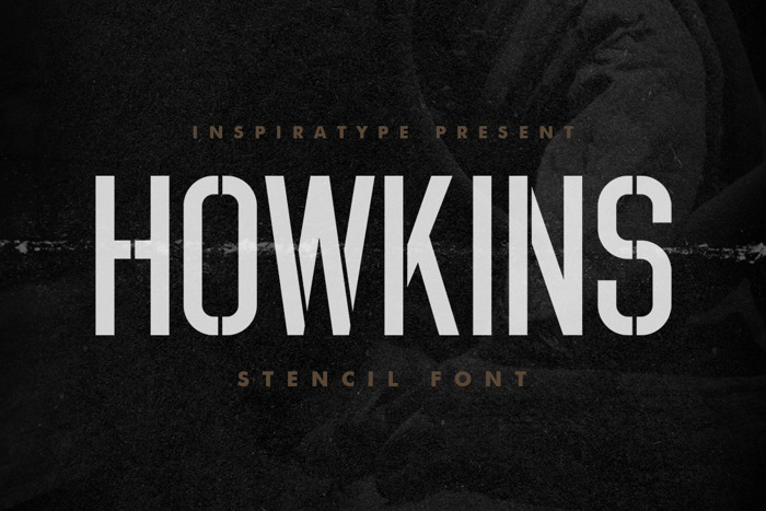 HOWKINS Font poster