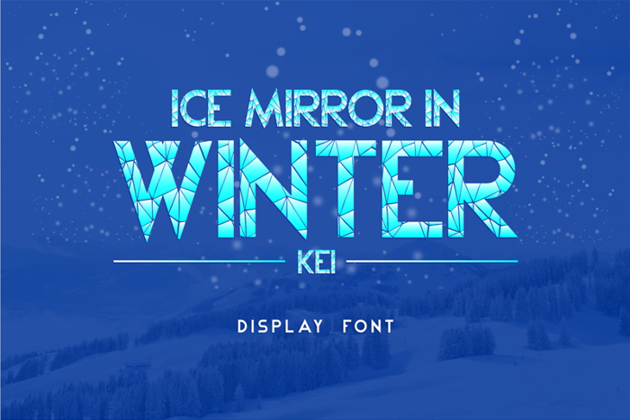 Ice Mirror in Winter Kei poster