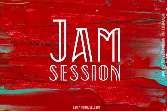 Jam Session Font poster