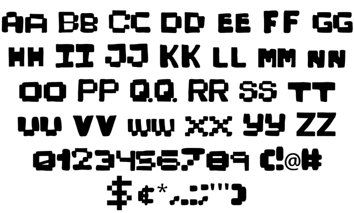 KidPixies Font poster