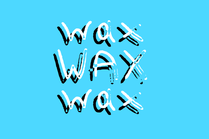 Wax Font poster