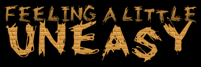 Uneasy Font poster