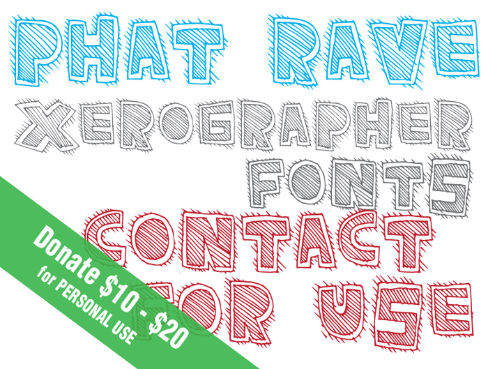 PhatRave Font