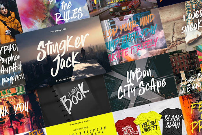 Stingker Jack Font poster