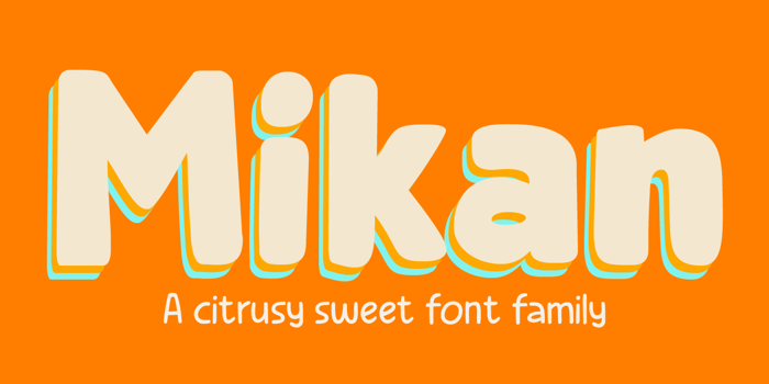 Mikan Font poster