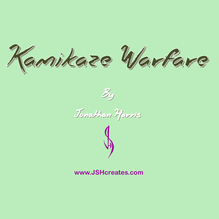 Kamikaze Warfare Font poster
